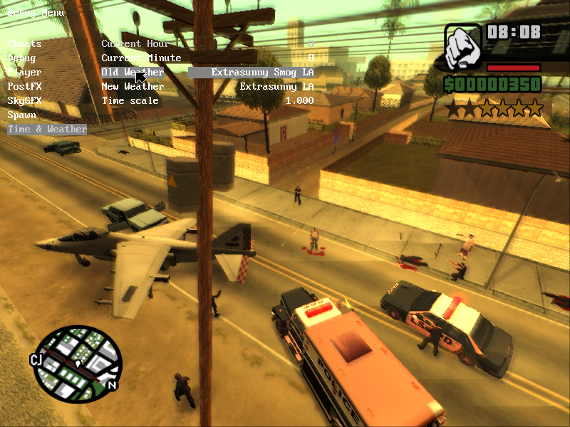 Debug Menu for Grand Theft Auto LCS [Grand Theft Auto: Liberty