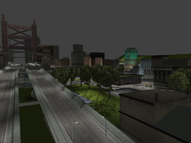 Liberty City (GTA3) rendered by IIItest